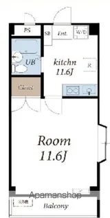 ル・ヴェール,ドゥ【2階】の間取り