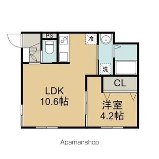 エクセル黄金北【302号室】の間取り