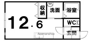 CRECER(クレセール)【205号室】の間取り
