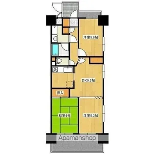 ベル・アーバニティ住吉清水丘(分譲)【4階】の間取り