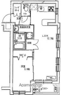 グランスカール本牧【3階】の間取り