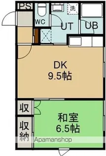 ドリームハイツ(的場町)【305号室】の間取り