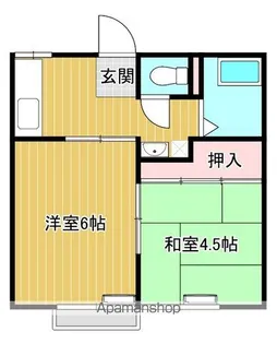 ハイツ智【202号室】の間取り