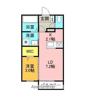 シエルメゾンL【203号室】の間取り