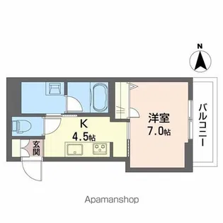 シャーメゾン月の杜【2階】の間取り