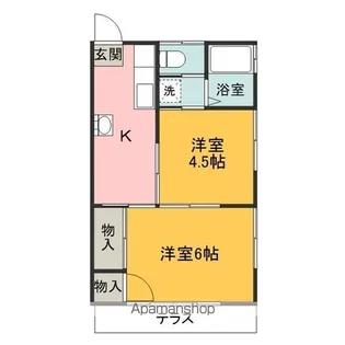 アンジュ エール【1階】の間取り
