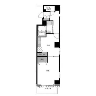 レジデンスカープ今池【3階】の間取り