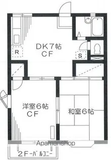 ファミール長崎【2階】の間取り