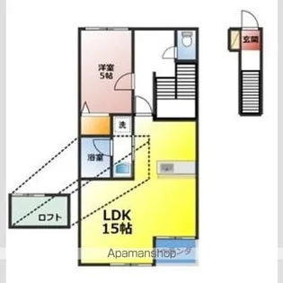 砂子の家A棟B棟【2階】の間取り