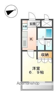 エスポアール堅田【1階】の間取り