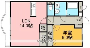 フォンテーヌ【1階】の間取り