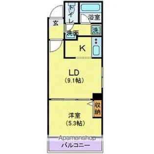 FACE【8階】の間取り