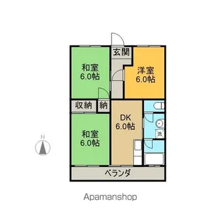 FILA ALTA 多治見(フィラ アルタ)【305号室】の間取り