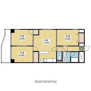 シャルマンコーポ土居【903.号室】の間取り