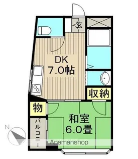 パシフィック小岩【301号室】の間取り