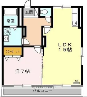 ミレニアム光Ⅱ【1階】の間取り
