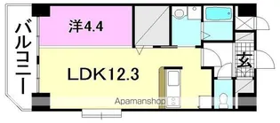 ロイヤル・ステージ樽味【701号室】の間取り