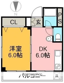ナプア薊野【3階】の間取り