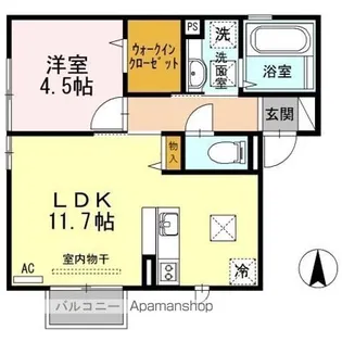 ペニーレイン【1階】の間取り