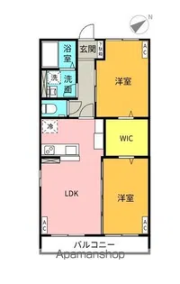 ノブレス オブリージュ 宇多津駅前桜通り【201号室】の間取り