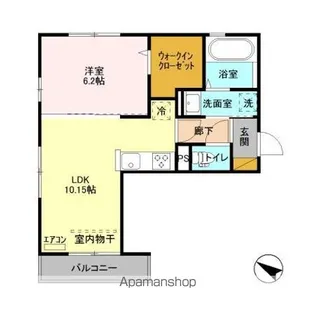 HALE ASAMA【3階】の間取り