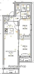 VERXEED STAIR HIGASHIJUJOEKIMAE【5階】の間取り
