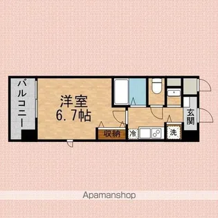 クレベール【6階】の間取り