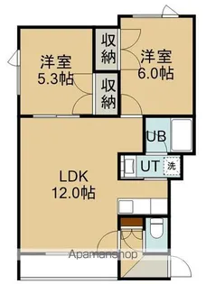 めぞん参番館【3階】の間取り