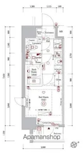 AZEST青砥【12階】の間取り