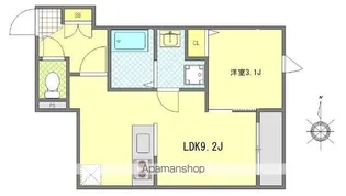 MONOLITH錦糸町【4階】の間取り
