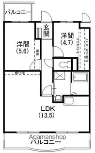 メディオ初生壱番館【4階】の間取り