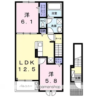 リアライズⅠ【2階】の間取り