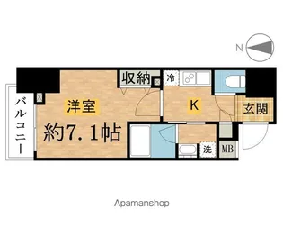 ステージグランデ八王子Ⅱ【6階】の間取り