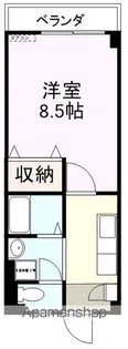 ハイツふろーら【203号室】の間取り