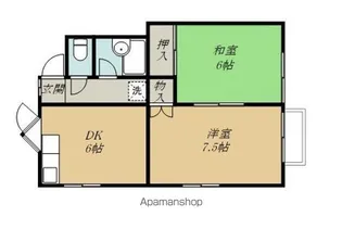 チェリーミヤ【101号室】の間取り