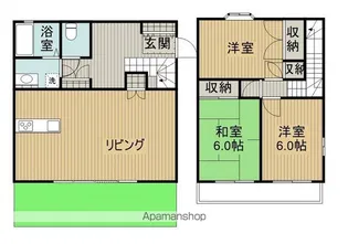 エクセレントベル【C2号室】の間取り