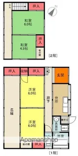 福島県いわき市平赤井字反町【一戸建】の間取り