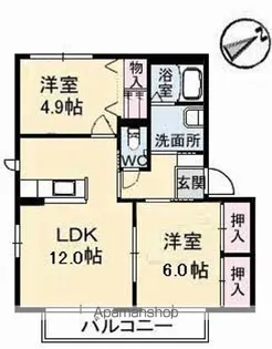 CHOW HOUSE【1階】の間取り