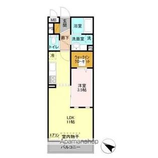 CIEL CLAIR(シエル クレール)【1階】の間取り