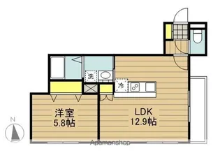 シエルクレール【1階】の間取り