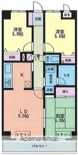 グレンツェント・ハイム相模大野【3階】の間取り