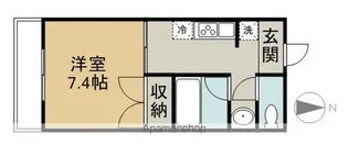 CONTINUE【101号室】の間取り