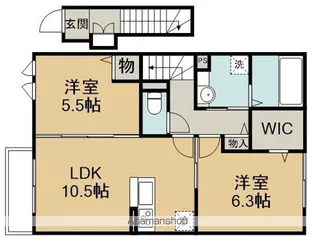 アリエッタ(宮元町)【2階】の間取り