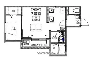 KEIAI RESIDENCE 豊四季【1階】の間取り