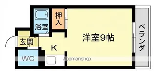 メゾン山口【201号室】の間取り