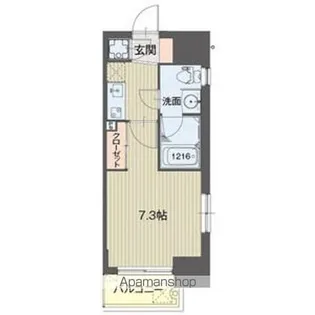 ライブコート泉(イズミ)【9階】の間取り