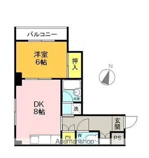 アベニュービル【505号室】の間取り