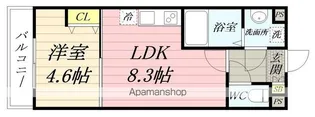 BLESSED LIFE上杉【3階】の間取り