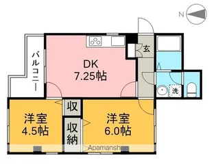 ラ・ヴェール寿【3階】の間取り
