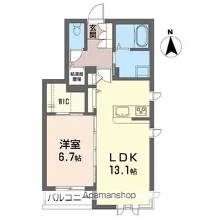 メゾンマストなみ木【3階】の間取り